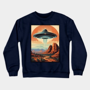 UFO Invasion In Sedona Arizona Crewneck Sweatshirt